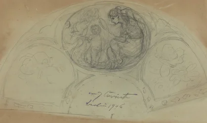Konstrukcja wentylatora [verso], prawdopodobnie 1906.
