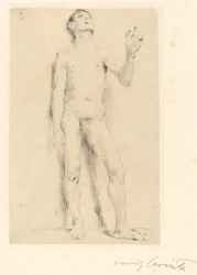 Akt młodego mężczyzny, 1905