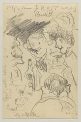 Lovis Corinth do Carla Strathmanna: pocztówka, data stempla pocztowego 23 września 1905