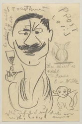 Lovis Corinth do Carla Strathmanna: pocztówka, data stempla pocztowego 29 marca 1904