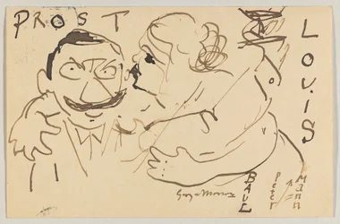 Lovis Corinth do Carla Strathmanna: pocztówka, 9 grudnia 1908 r.