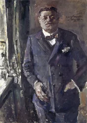 Portret Friedricha Eberta 1871-1925, prezydenta Rzeszy Niemieckiej, 1924.