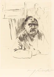 Autoportret w futrze, 1913.