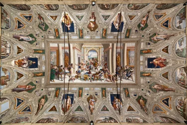 Historia Ulissesa (powrót), sufit Salone Cambiaso