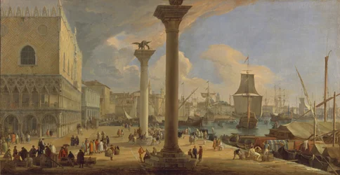 Molo z Pałacem Książęcym, ok. godz. 1710