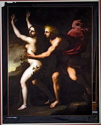 Apollo i Dafne (olej na płótnie)