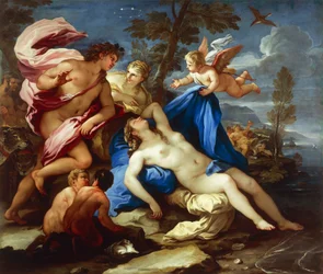 Bachus i Ariadna, autorstwa Luki Giordana
