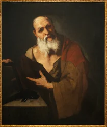 Platon (424-348 pne). Obraz Luca Giordano (1634-1705), olej na płótnie