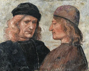 Autoportret z Niccolò autorstwa Angelo Franchi, c. 1504.
