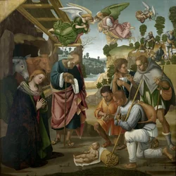 Adoracja pasterzy, 1522.