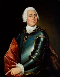 Portret hrabiego Ernsta Christopha von Manteuffel, XVIII wiek