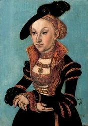 Portret Sybilli z Kleve, elektorki saskiej, 1535