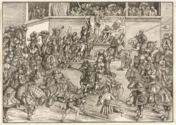 Drugi Turniej z Gobelinem Sampsona i Lwa, 1509.