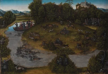 Polowanie na jelenie elektora Fryderyka Mądrego (1463-1525) Saksonii
