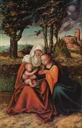 Niemcy: Hl. Anna Selbdritt Dziewica z Dzieciątkiem i św. Anną