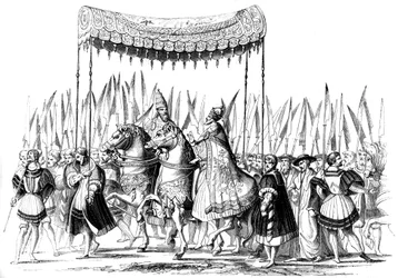 Procesja cesarska, 1529-1530 1849.