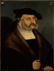 Portret Fryderyka III, elektora saskiego 1463-1525.
