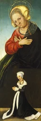 Święta Anna z księżną Barbarą Saksonii jako darczyńcą, ok. 1514