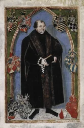 Portret Jerzego III, księcia Anhalt-Dessau 1507-1553, 1553