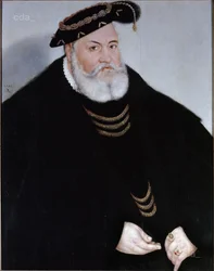 Portret margrabiego Jerzego Pobożnego z Brandenburgii-Ansbach