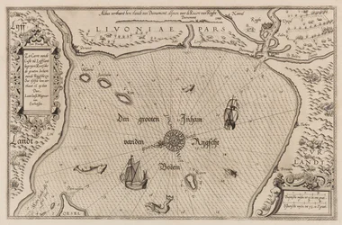 Mapa morska Zatoki Ryskiej, Kartografia.