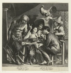 Satyr i Chłop