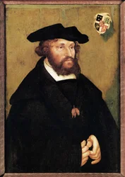 Portret Chrystiana II (1481-1559), króla Danii. Obraz Lucasa Cranacha Starszego