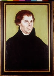 Portret Marcina Lutra (1483-1546), obraz Cranacha