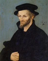 Portret Philipa Melanchtona lub Philippa Schwarzerda (1497-1560)