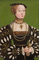 Elżbieta Austriacka (1526–1545), ok. 1551 r. (olej na miedzi)