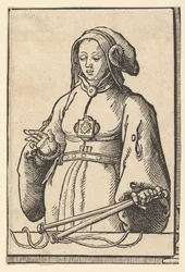 Agrypina Sybilla, z serii Sybille, ca. 1530.