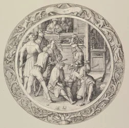 Chrystus ukoronowany cierniem, z Męki Pańskiej, 1509.