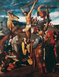 Ukrzyżowanie — Lucas van Leyden (około 1494-1533)