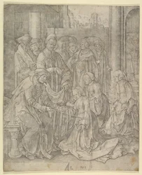 Estera przed Aswerusem, 1518.