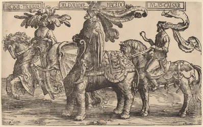 Hektor Troi, Aleksander Macedoński, Juliusz Cezar