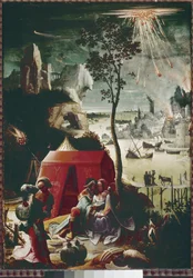 Lot i jego córki (olej na desce, ok. 1517)