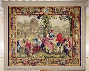 Opłacanie żniwiarzy, Pracownia Gobelinów (gobelin)