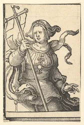 Sybilla frygijska, z serii Sybille, ca. 1530.