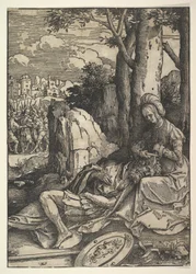 Samson i Dalila, ca. 1514 .