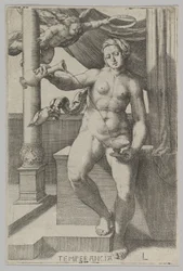 Wstrzemięźliwość, z serii Cnoty, 1530.
