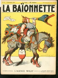 Okładka „La Baionnette”, Satyryczna w kolorze