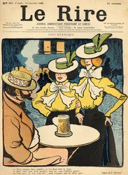 Przyrodnie siostry, z okładki „Le Rire”, 10.09.1898