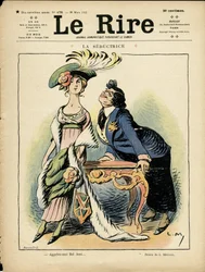 Ilustracja w Le Rire, 30/03/12 - uwodzicielka