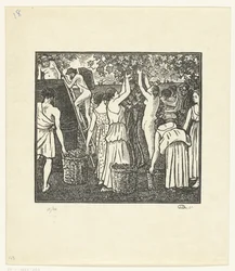Z Wijnoogst Daphnis i Chloe, Żniwa Daphnis i Chloe (tytuł serii)