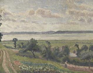 Widok na ujście rzeki, Harfleur, 1903 r.