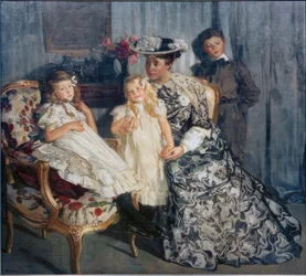 Madame Simon z dziećmi