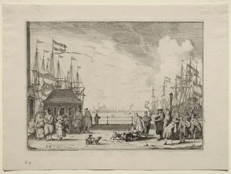 Port w Amsterdamie, 1701.