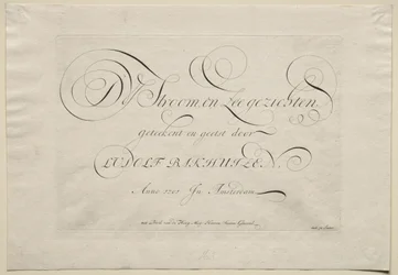 Rzeka IJ i pejzaże morskie, 1701.