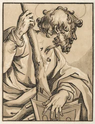 Chrystus i Apostołowie: Św. Judasz Tadeusz z Klubem, XVII wiek.