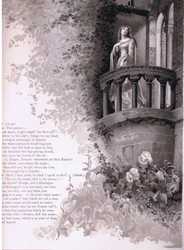 Julio, ach ja!. Mówi Romeo. , ilustracja z Romea i Julii,